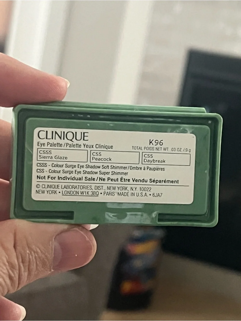 New Clinique Eyeshadow Trio